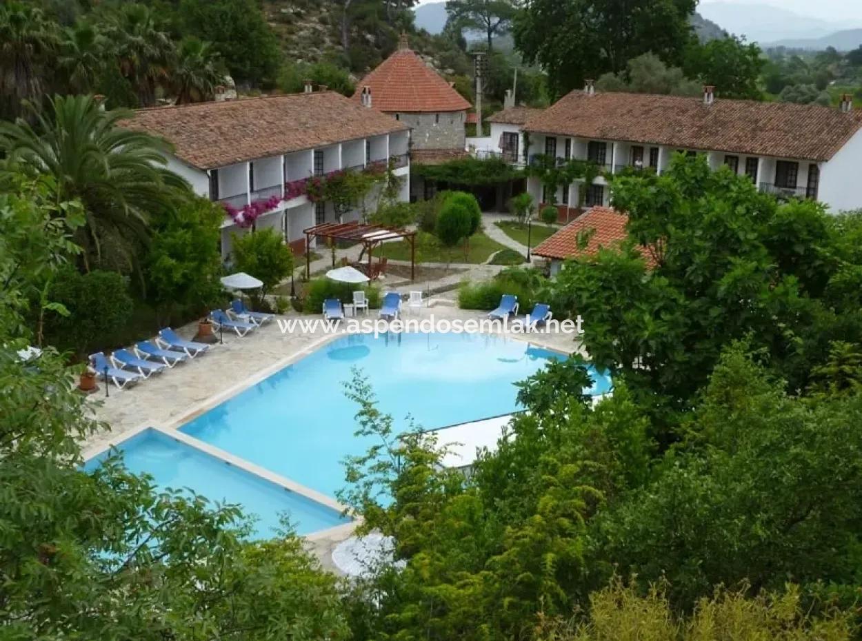 5000M2 In Dalyan-Köycegiz, Dalyan, Dalyan Immobilien-Hotel Zum Verkauf Mit 30 Zimmern, Auf Einem Grundstück