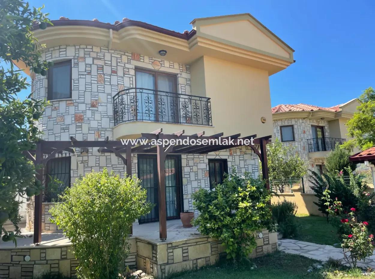 3 1 Villa Zum Verkauf In 600M2 Grundstück In Dalyan Gülpınar