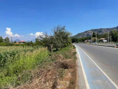 Dalyan Hauptstraße Null Grundstück Zum Verkauf 8115M2 Gewerbegrundstück Zum Verkauf