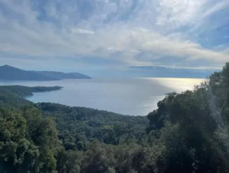 8.900M2 Feld Zum Verkauf Mit Vollem Meerblick In Ekincik