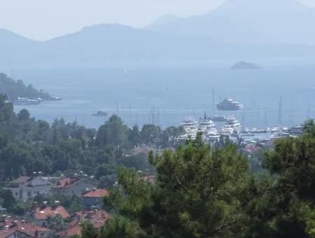 Land For Sale In Gocek Fethiye Göcekde 2017M2 Land For Sale With Full Sea View