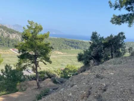 Land For Sale In Sarigerme 425M2 With Full Sea View